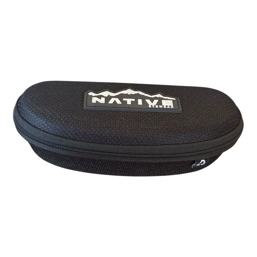 Native Eyewear Glasses Case Black Hard Clamshell Protective Case Only